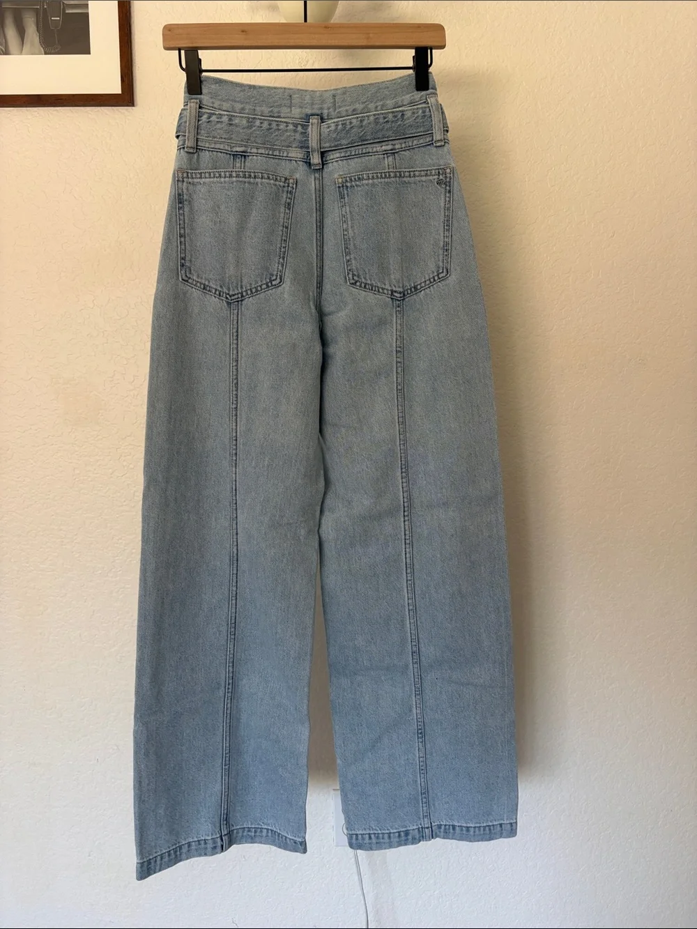 Madewell belted baggy jean - Picture 3 of 3